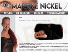 Tablet Screenshot of mareikenickel.com